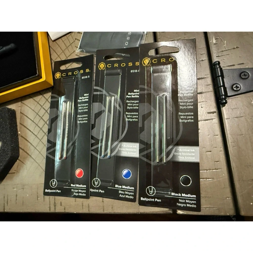 CROSS TECH3+ Satin Black Multi Function Pen Stylus + 3 Refills‎